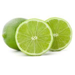 Citron vert en rondelles